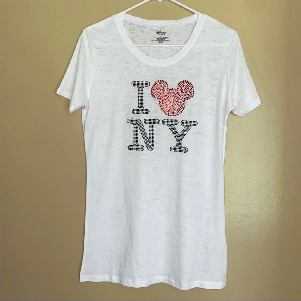 White Disney "I Love NY" Tshirt size XL